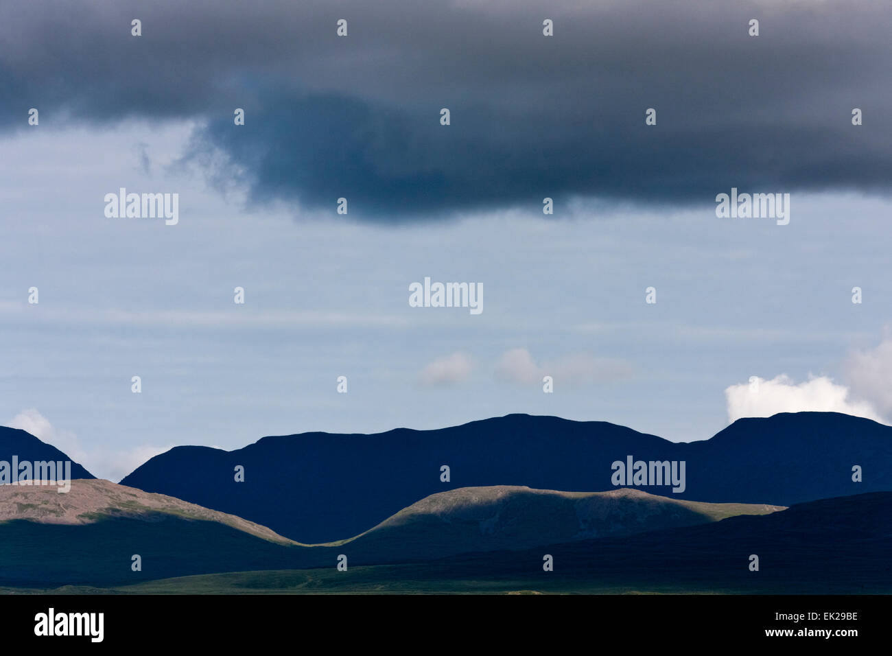 Alaska Range entlang Denali Highway, Alaska, USA Stockfoto