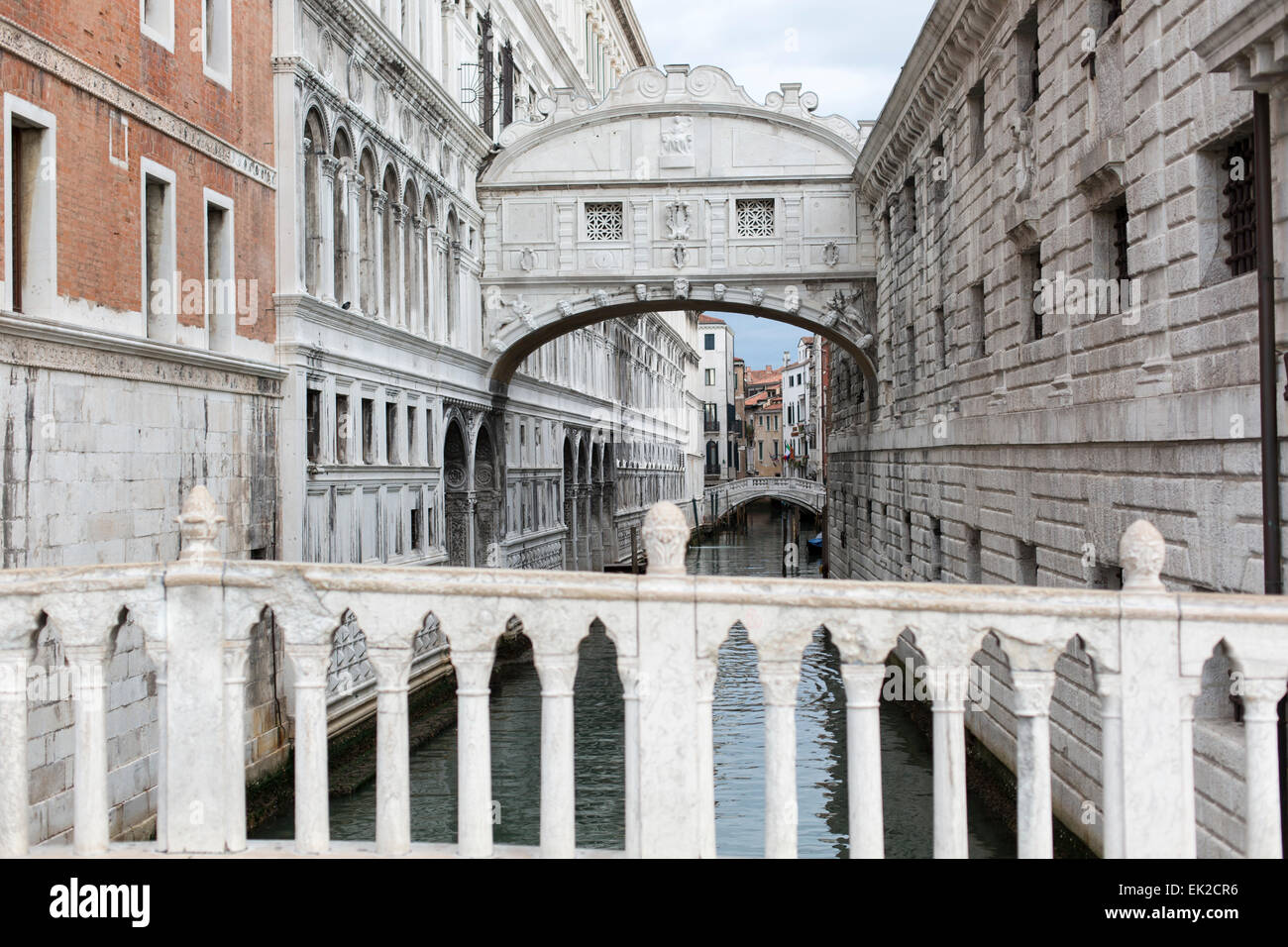 Seufzerbrücke in Venedig, Italien Stockfoto