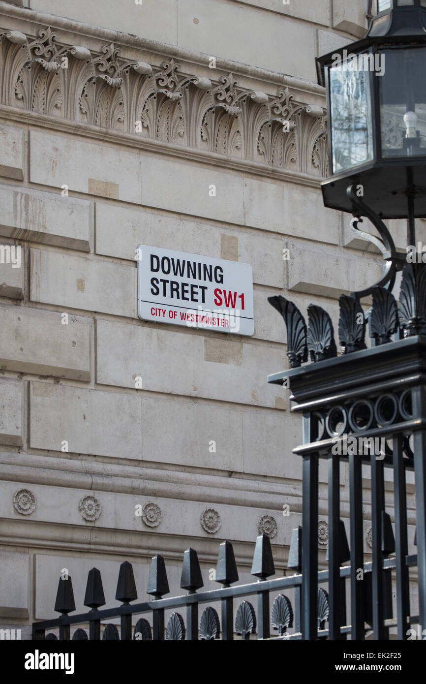 Downing Street, London Stockfoto