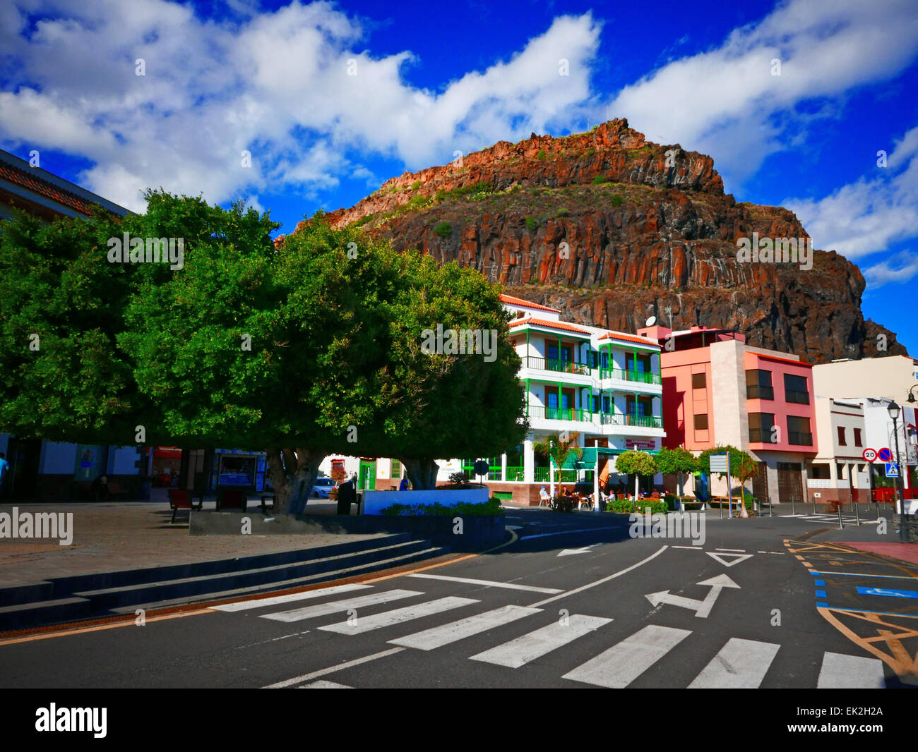 Playa Santiago Strand La Gomera Insel Kanaren Spanien Stockfoto