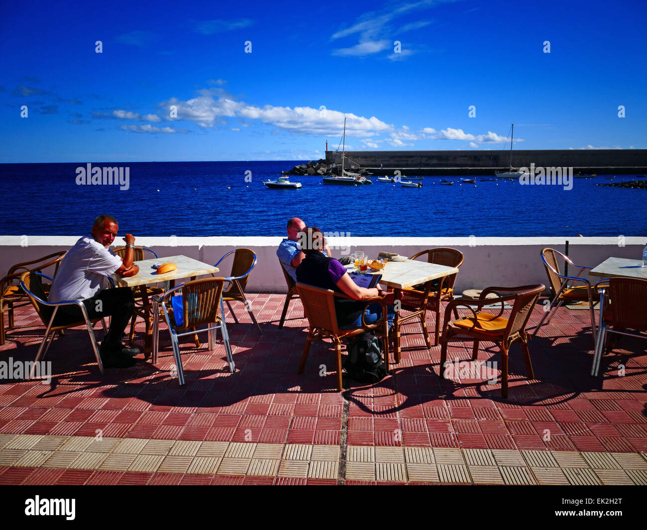 Playa Santiago Strand La Gomera Insel Kanaren Spanien Stockfoto