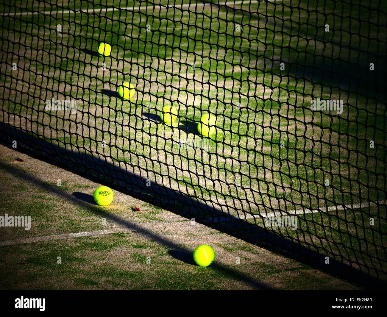 Gericht n Tennisball Hotel Jardin Tecina Playa Santiago Strand La Gomera Insel Kanaren Spanien Stockfoto