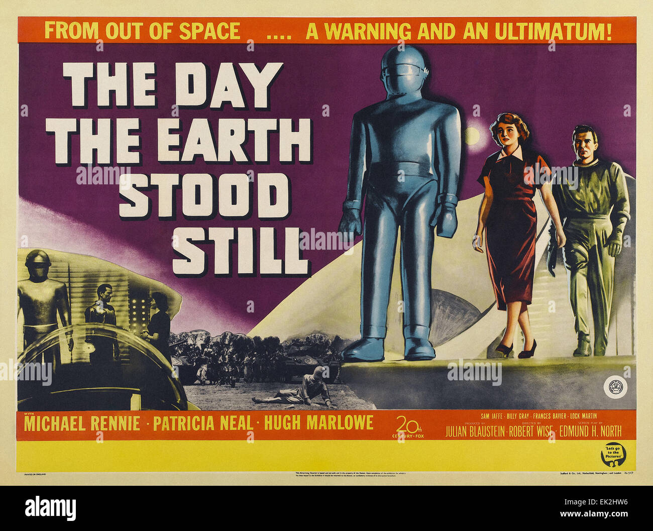 Der Tag, den die Erde Still - Filmplakat Stand Stockfoto