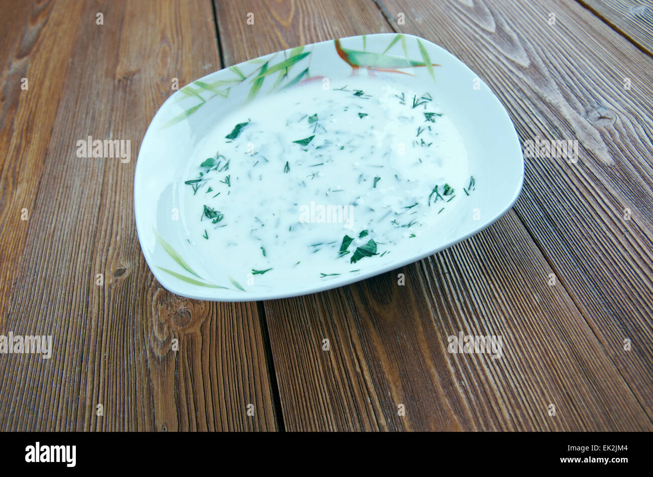 Matsnabrdosh - armenischen kalte Suppe Stockfoto