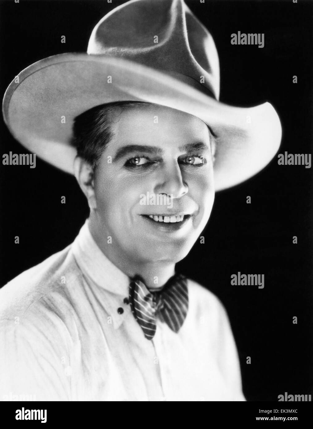 Hoot Gibson, Cowboy-Porträt, um 1930 Stockfoto