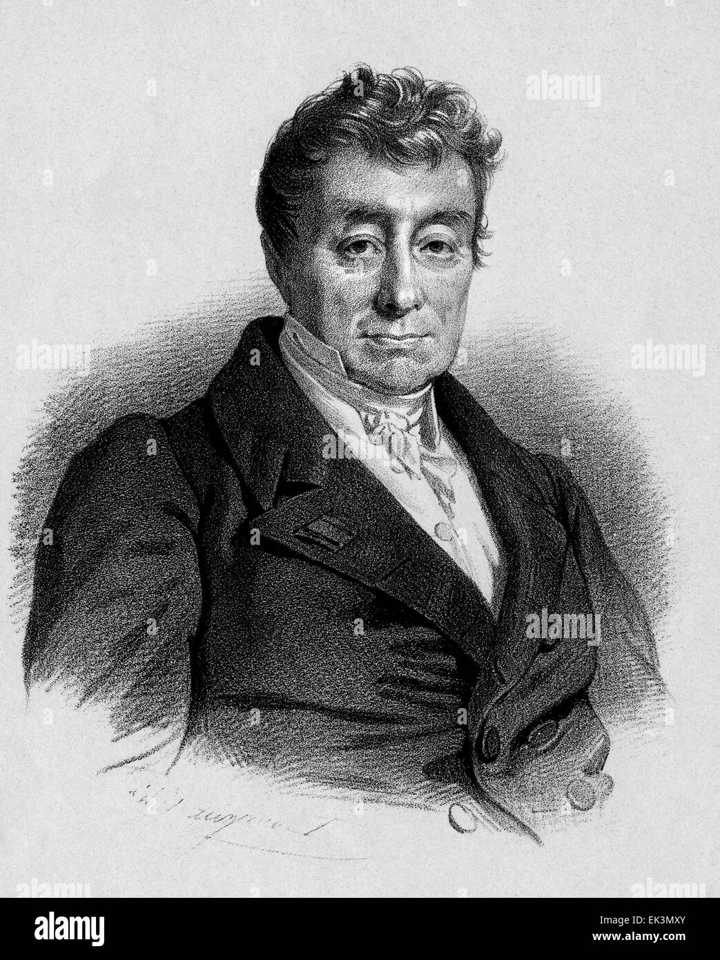Marquis de Lafayette, Portrait, ca. 1820er Jahren Stockfoto