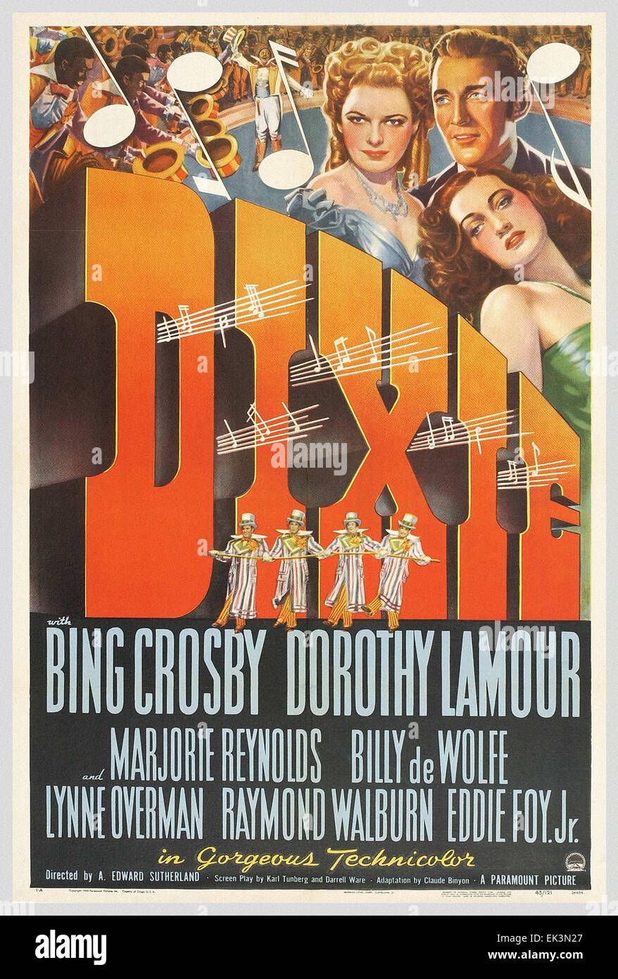 Dixie 1943 movie poster Fotos und Bildmaterial in hoher Auflösung Alamy