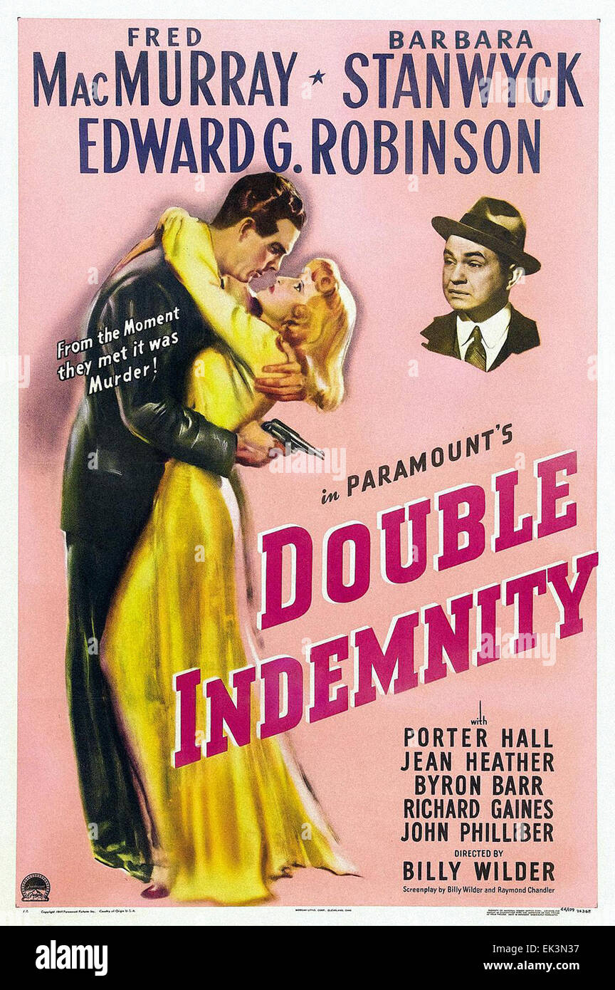 Double indemnity movie poster -Fotos und -Bildmaterial in hoher ...