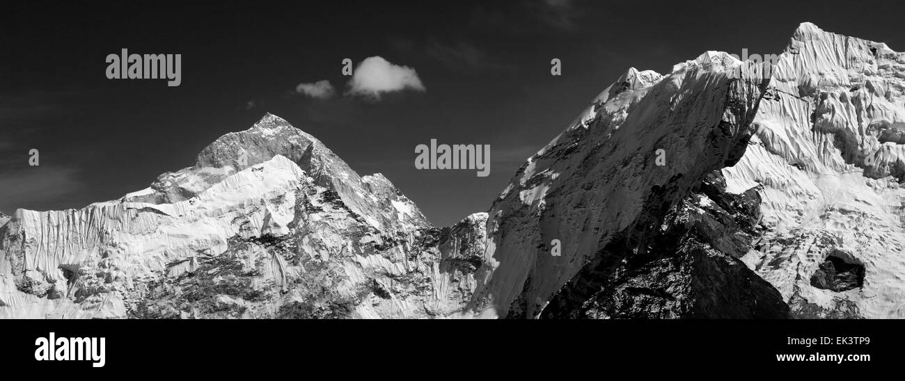 Island Peak Mountain (Imja Tse), Everest base camp Trek, Sagarmatha Nationalpark, UNESCO-Weltkulturerbe, Solu-Khumbu Stockfoto