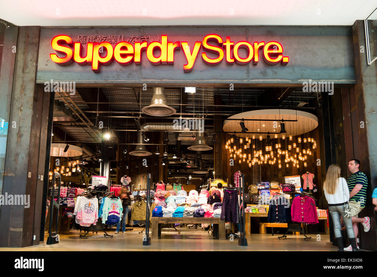 Superdry Store, Deutschland. Stockfoto