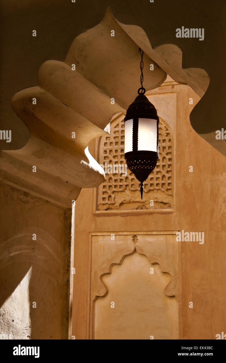 Innenministerium (Nähe, feine, Gibreen) Jabrin Castle, Oman Stockfoto