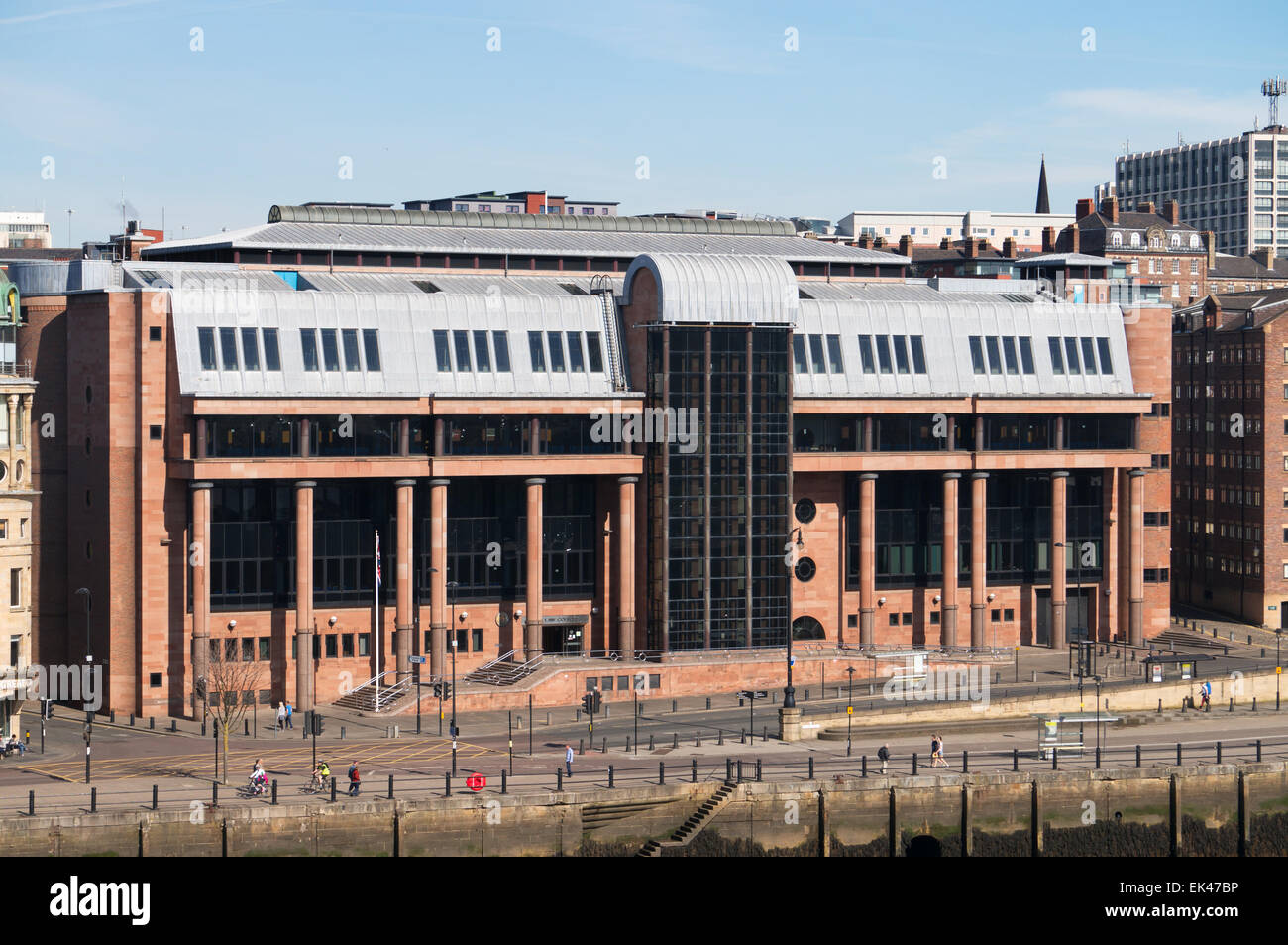 Newcastle Crown Court Gebäude Nord Ost, England, UK Stockfoto