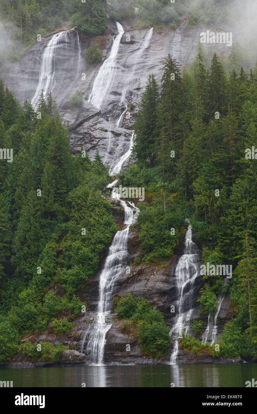 Misty Fjords Nationalmonument, Ketchikan, Alaska. Stockfoto