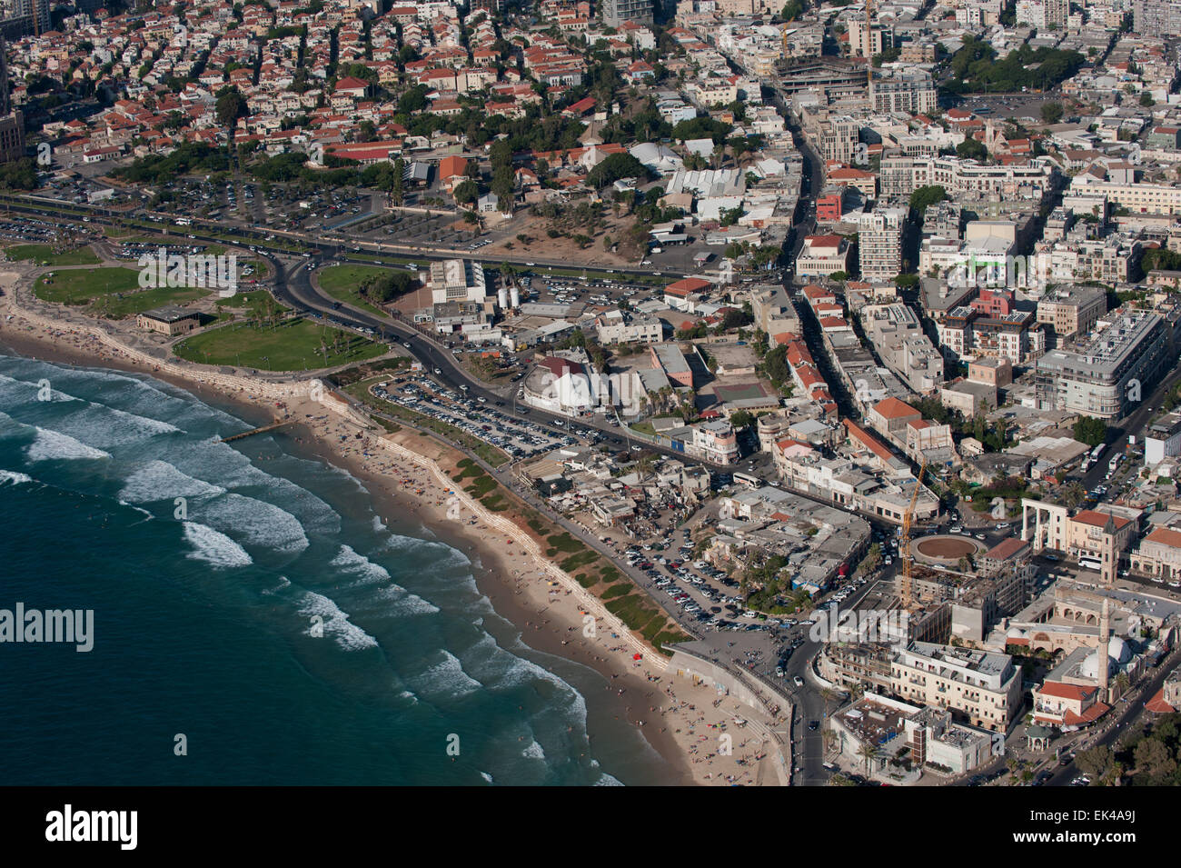 Luftaufnahmen von alten Jaffa, Israel Stockfoto