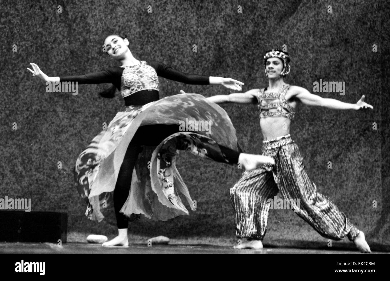 Cape Malay kulturelle tanzen die Master und Slave Holländerin darstellen. Stockfoto