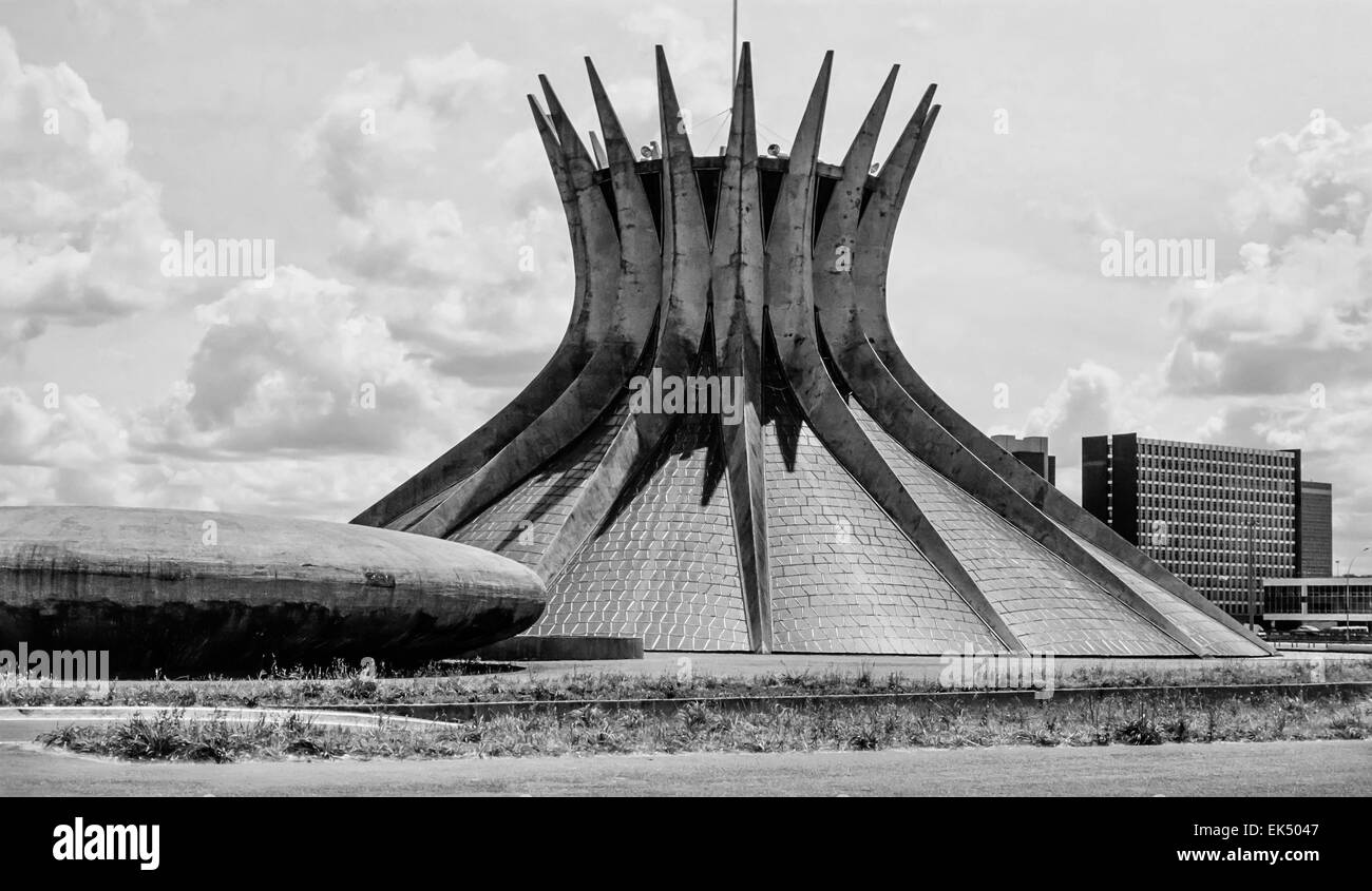 Brasilien, Brasilia, Blick auf die Stadt - FILM Scannen Stockfoto