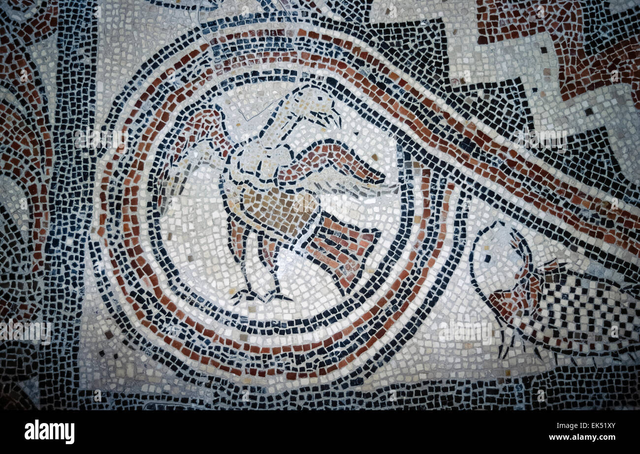 Italien, Molise, Tremiti-Inseln, San Domino Isle St. Mary Fort (1045 A.C.), ursprünglich Mosaiken - FILM Scannen Stockfoto
