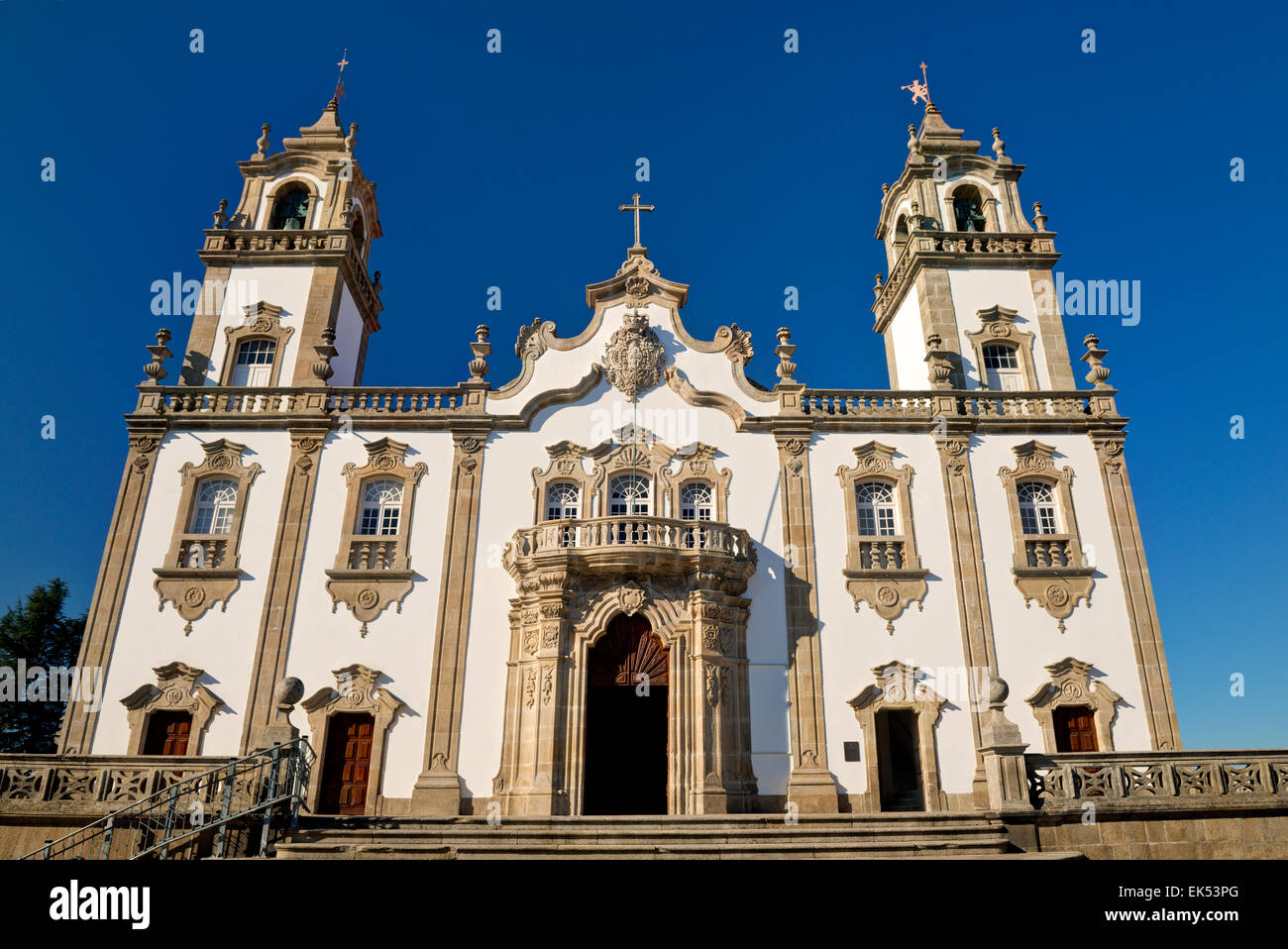 Zentral-Portugal, Viseu, die Igreja da Misericordia Kirche im Rokoko-Stil Stockfoto