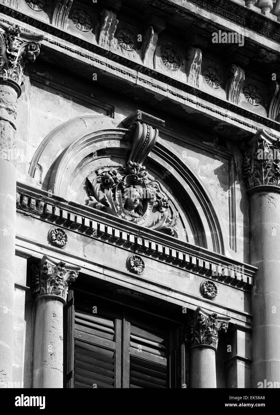 Italien, Sizilien, Ragusa, barocken Fassade Stockfoto