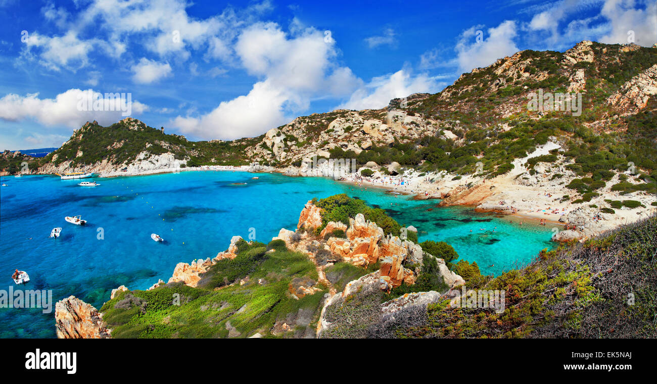 Sommerurlaub auf der Insel Sardinien, Italien Stockfoto