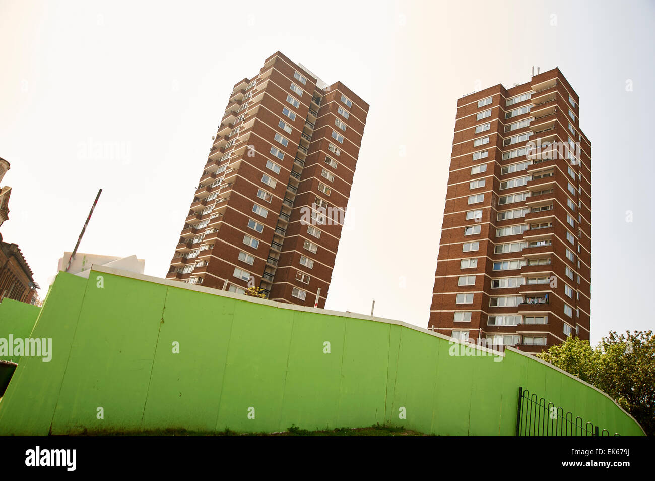 Zwei des Rates Hochhäuser in London, England Stockfoto