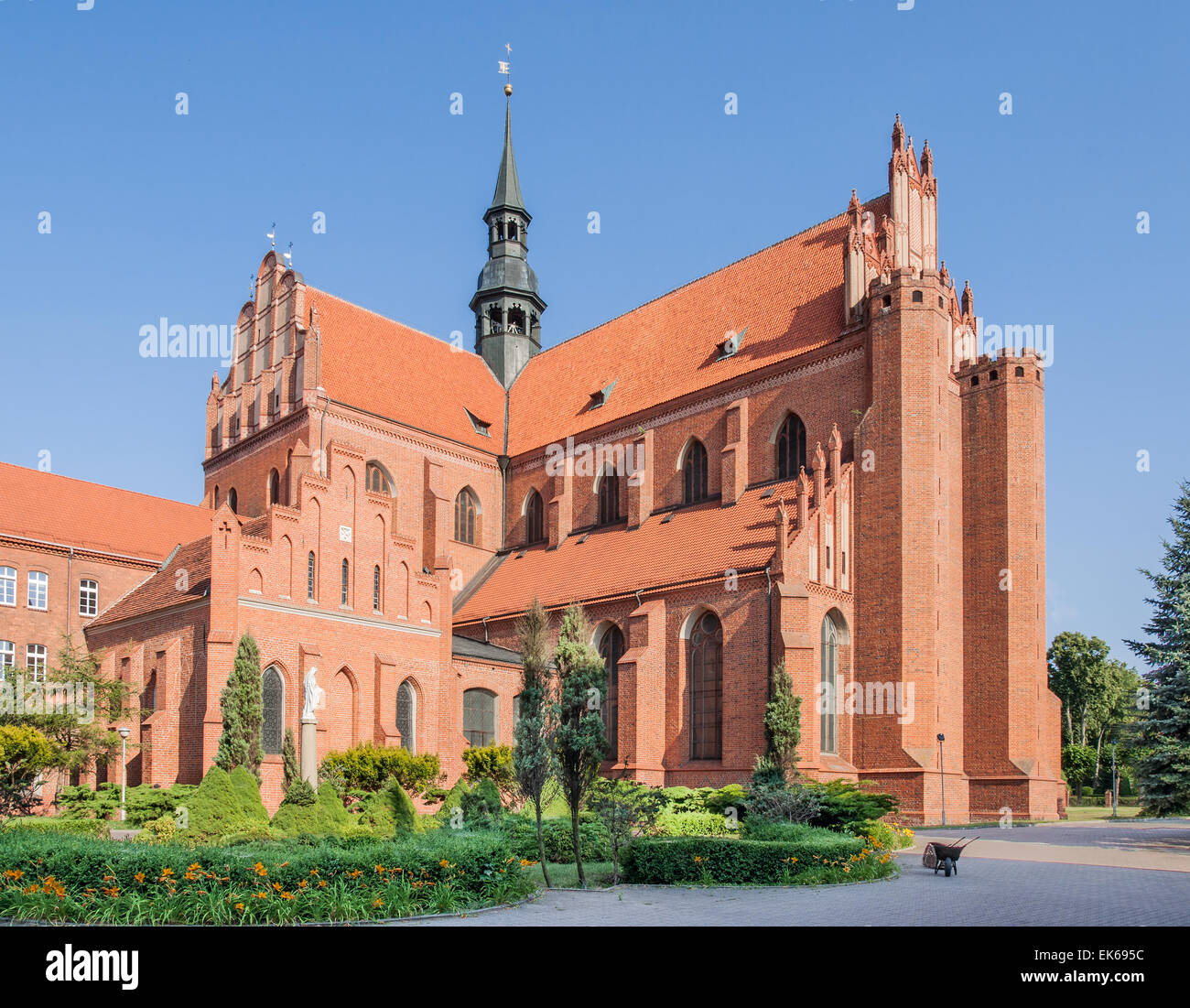 Mittelalterliche gotische Kathedrale in Pelplin, Polen Stockfoto