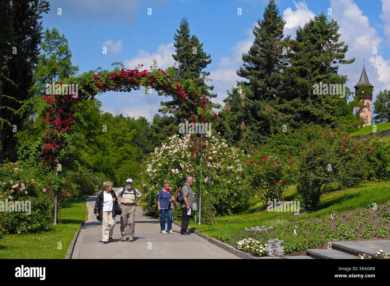 Mainau, die Blumeninsel im Atlantik, Baden-Württemberg, Deutschland, Lake Constance, Bodensee, Europa Stockfoto