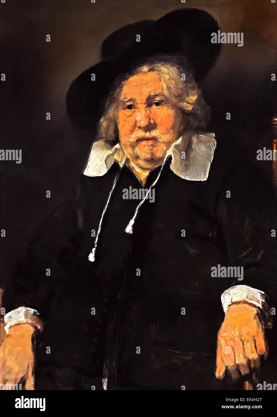 Porträt der ein älterer Mann sitzt, möglicherweise Pieter De La Tombe 1667 Rembrandt Harmenszoon van Rijn1606 – 1669 Niederlande Niederlande Stockfoto