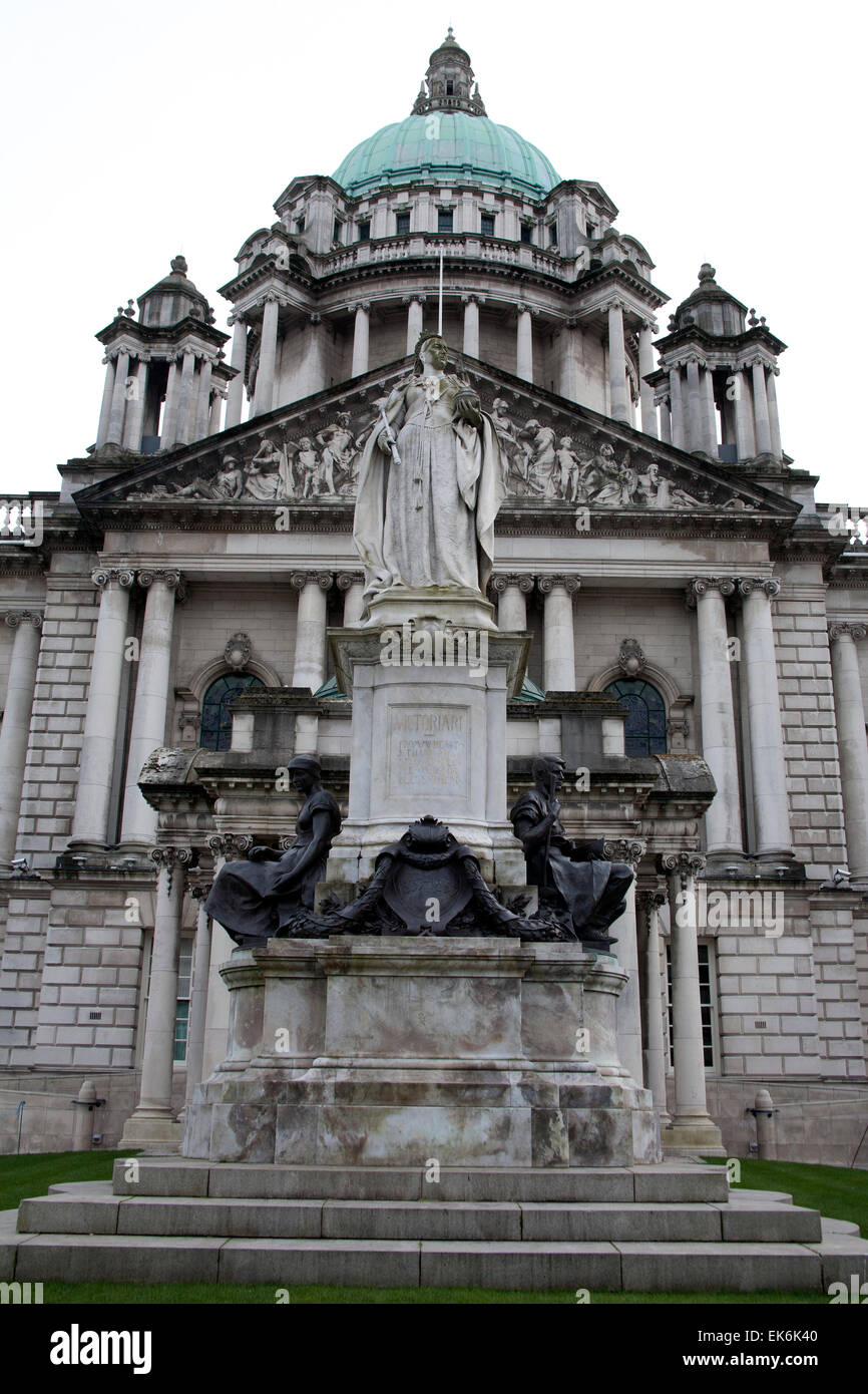 Belfast City Hall, Rathaus, Donegall Square, Belfast, County Antrim, Nordirland Stockfoto