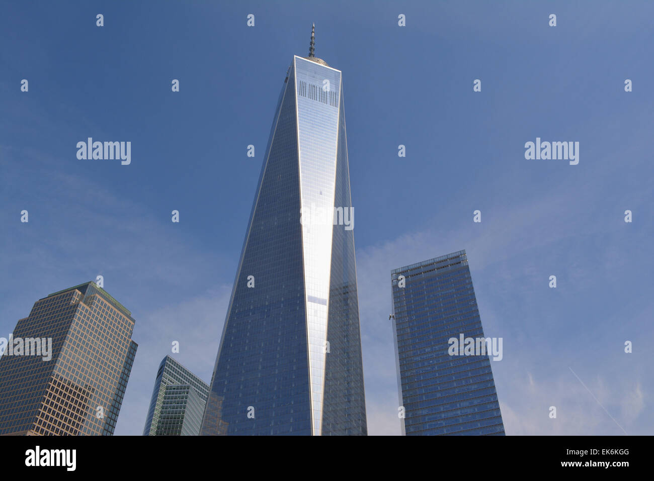 One World Trade Center in Lower Manhattan. Stockfoto