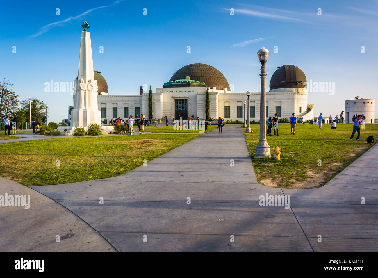 Griffith Observatory, in Los Angeles, Kalifornien. Stockfoto