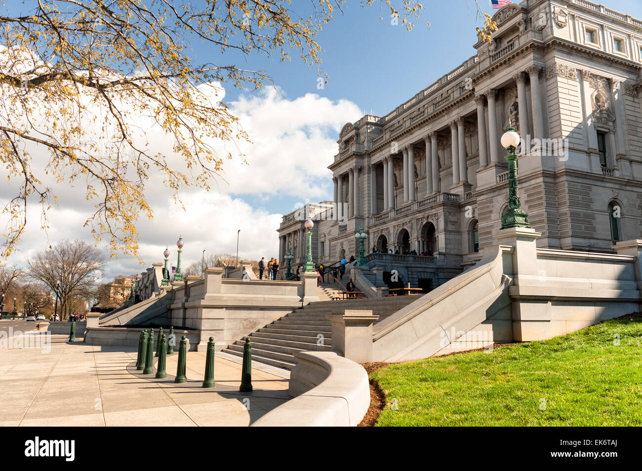 Bibliothek des Kongresses Thomas Jefferson building in Washington D.C. USA Fassade Stockfoto