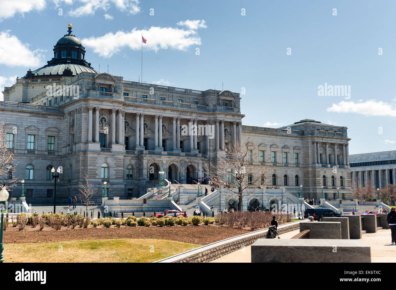 Bibliothek des Kongresses Thomas Jefferson building in Washington D.C. USA Fassade Stockfoto