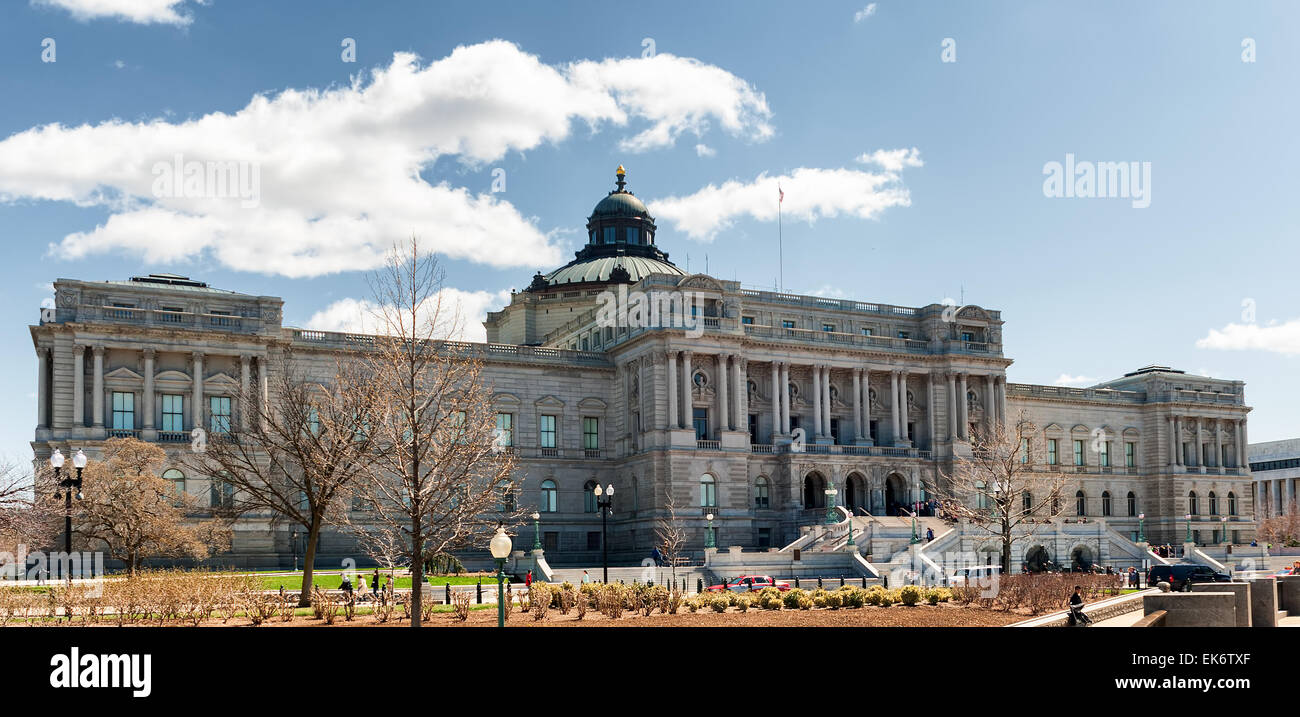 Bibliothek des Kongresses Thomas Jefferson building in Washington D.C. USA Fassade Stockfoto