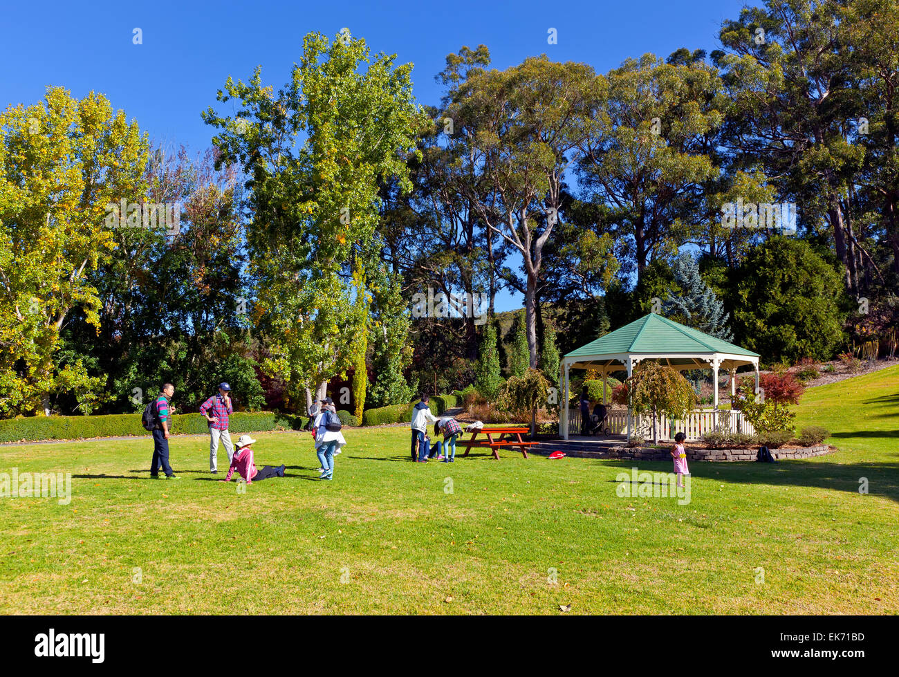 Mt hohen botanischen Garten Adelaide Hills South Australia australischen Landschaft Landschaften Herbst Stockfoto