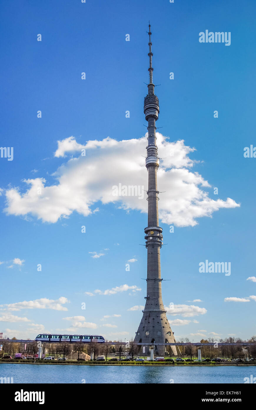 Ostankino-Turm Stockfoto
