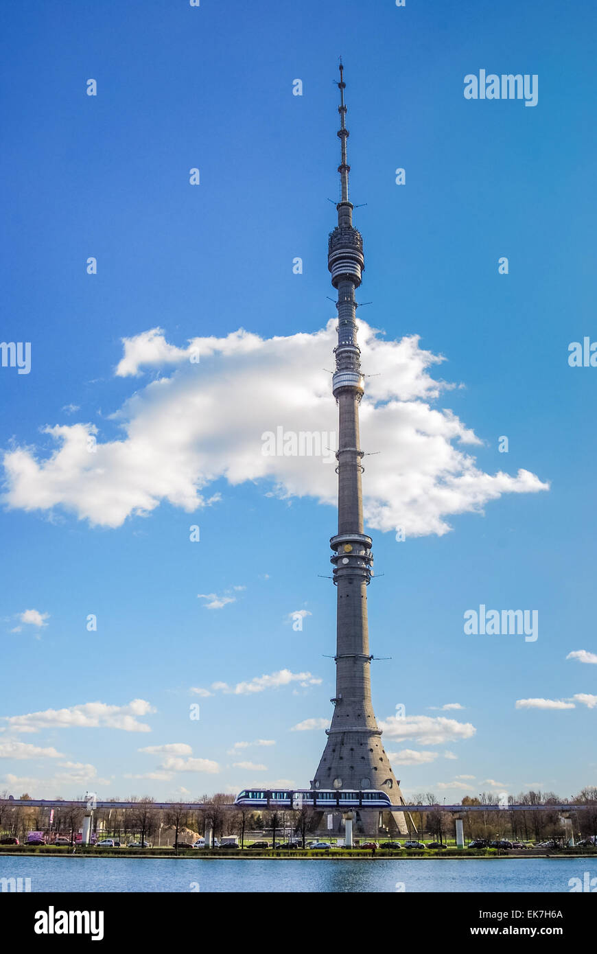 Ostankino-Turm Stockfoto