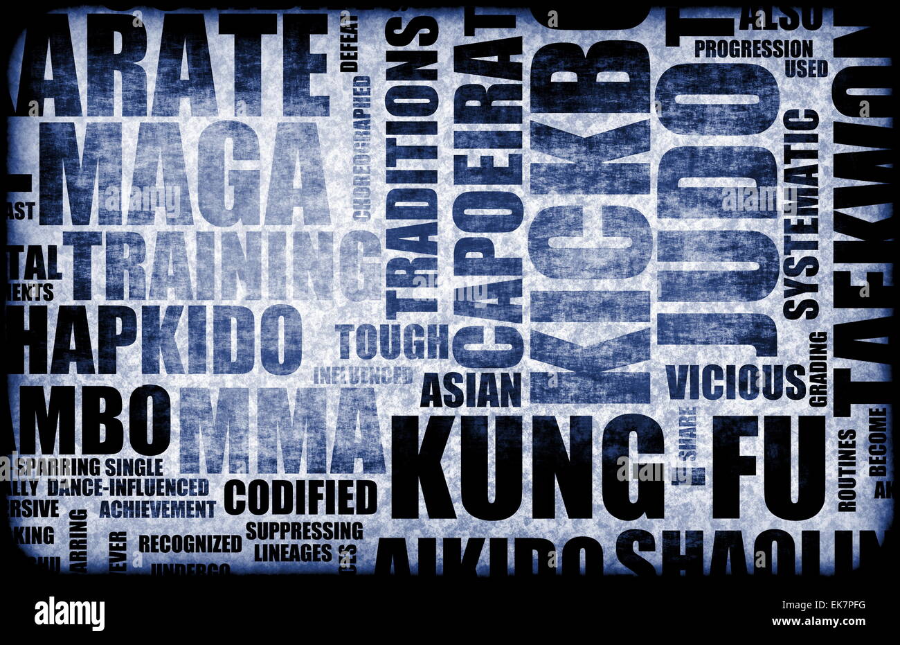 Kung Fu Stockfoto