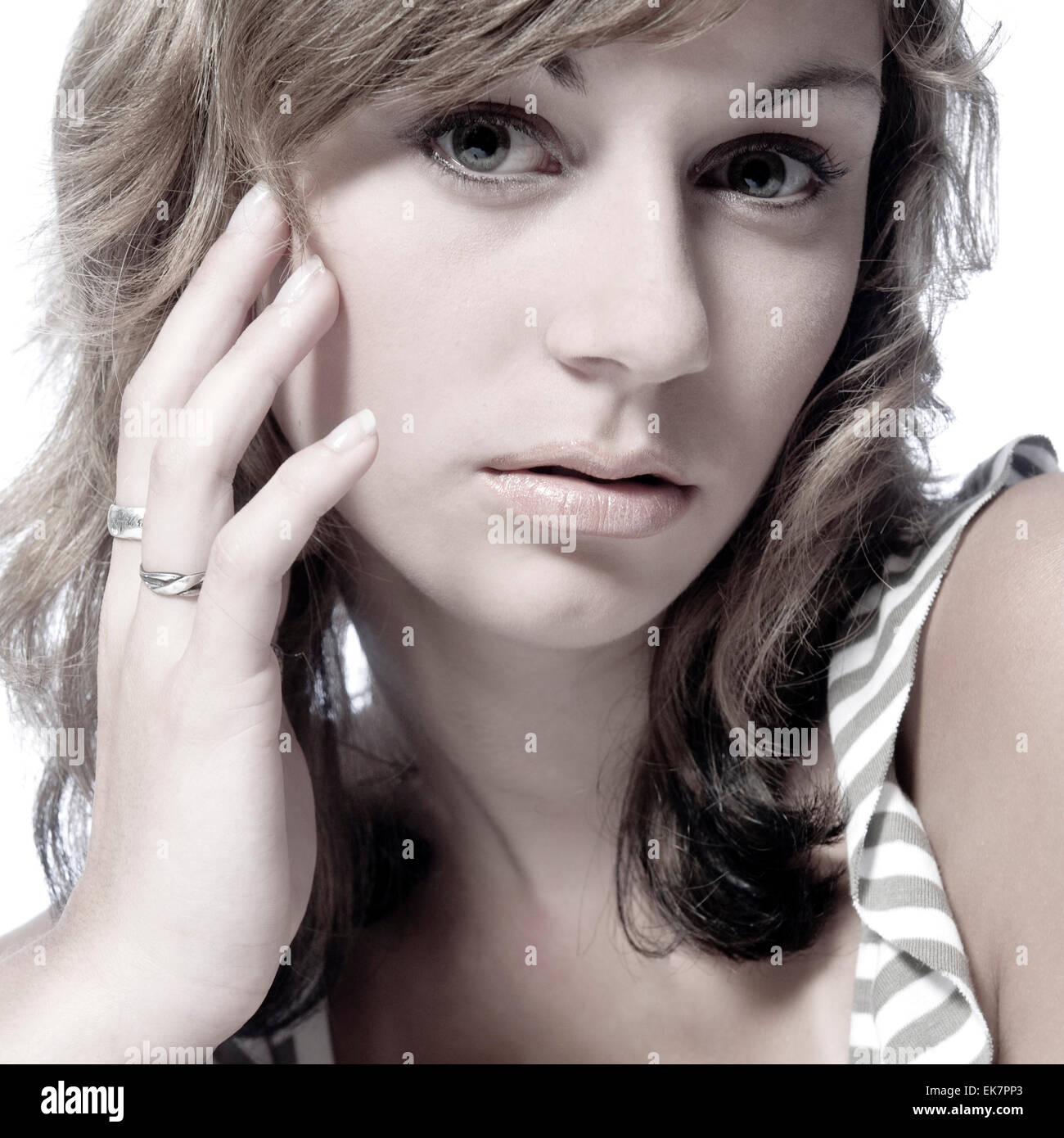 Was denke ich? Stockfoto