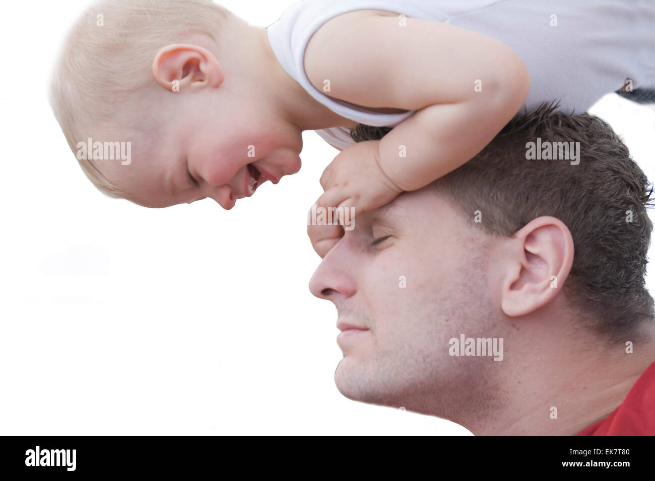 Sohn von Vater und Kind Stockfoto