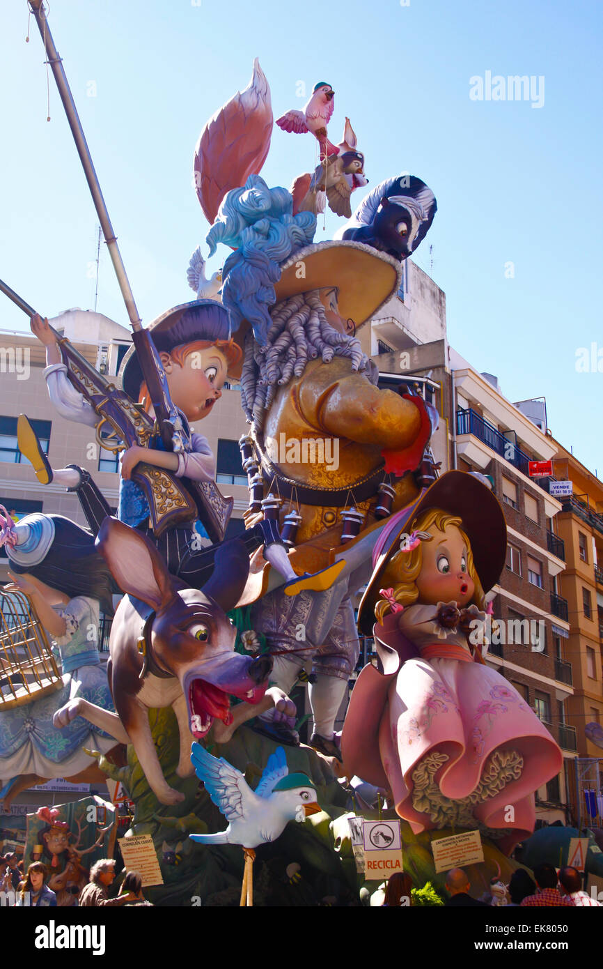 Fallas 2011, Valencia, Spanien Stockfoto