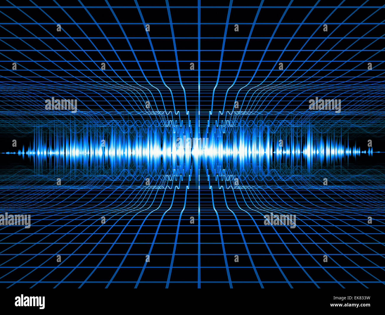 Sound-Analyzer Stockfoto