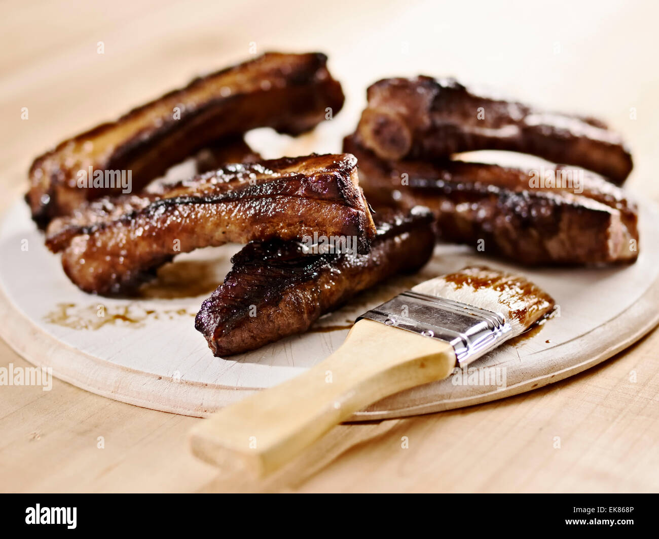 Grill-Rippchen Stockfoto