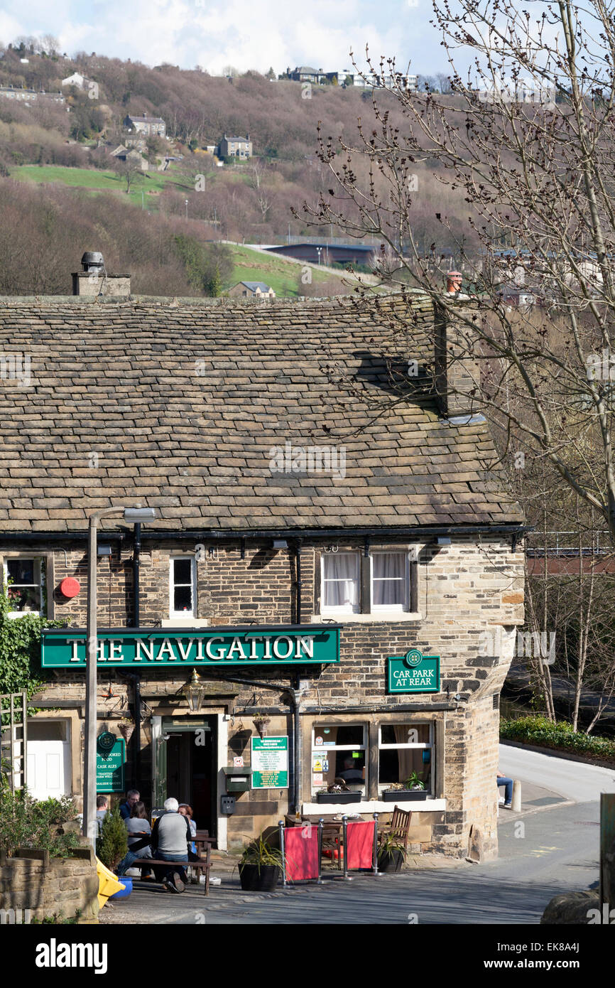 Die Navigation Inn, Sowerby Bridge, West Yorkshire Stockfoto