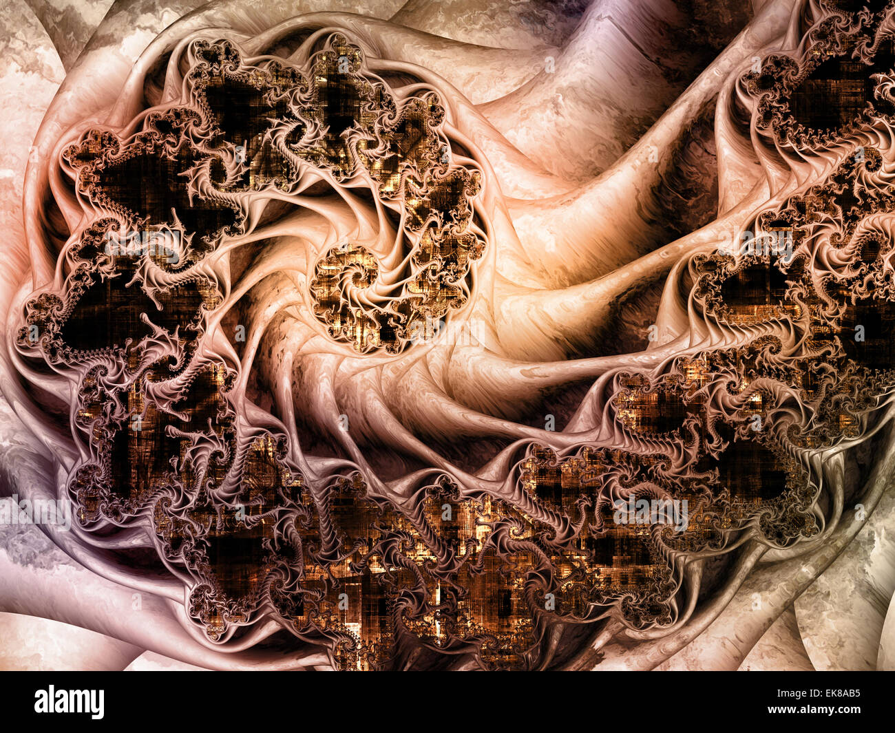 Spiel der Fraktale Bewegung Stockfoto