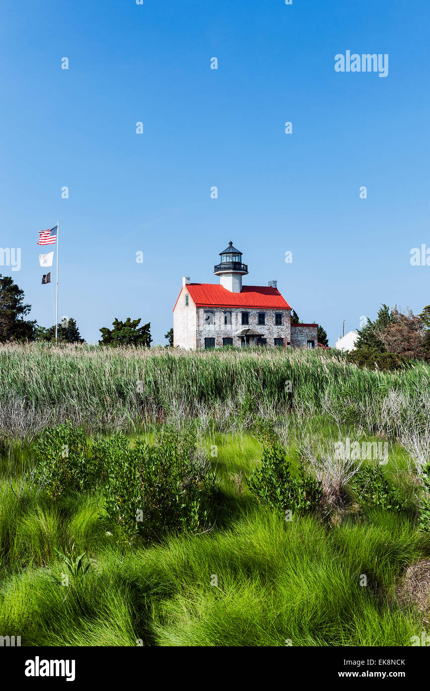 East Point Lighthouse, Maurice River Cove, New Jersey, USA Stockfoto