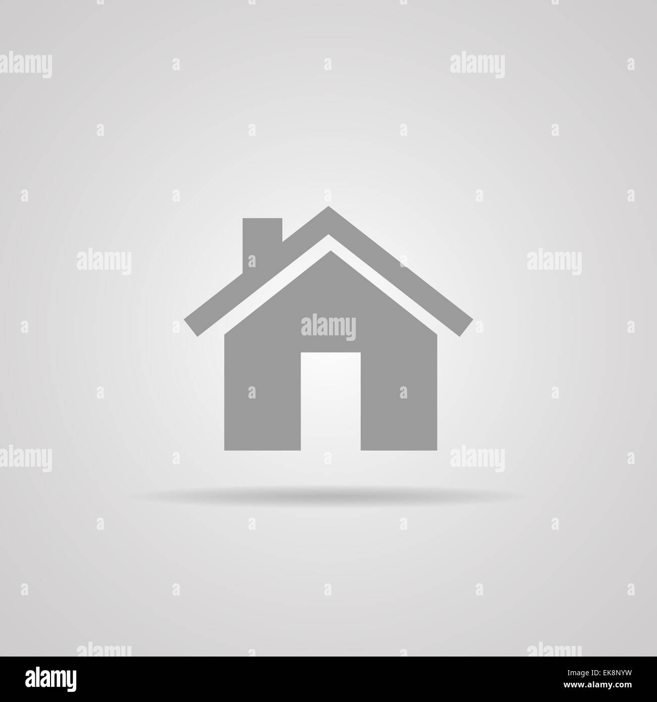 Haus-Symbol. Vektor. EPS10 Stockfoto