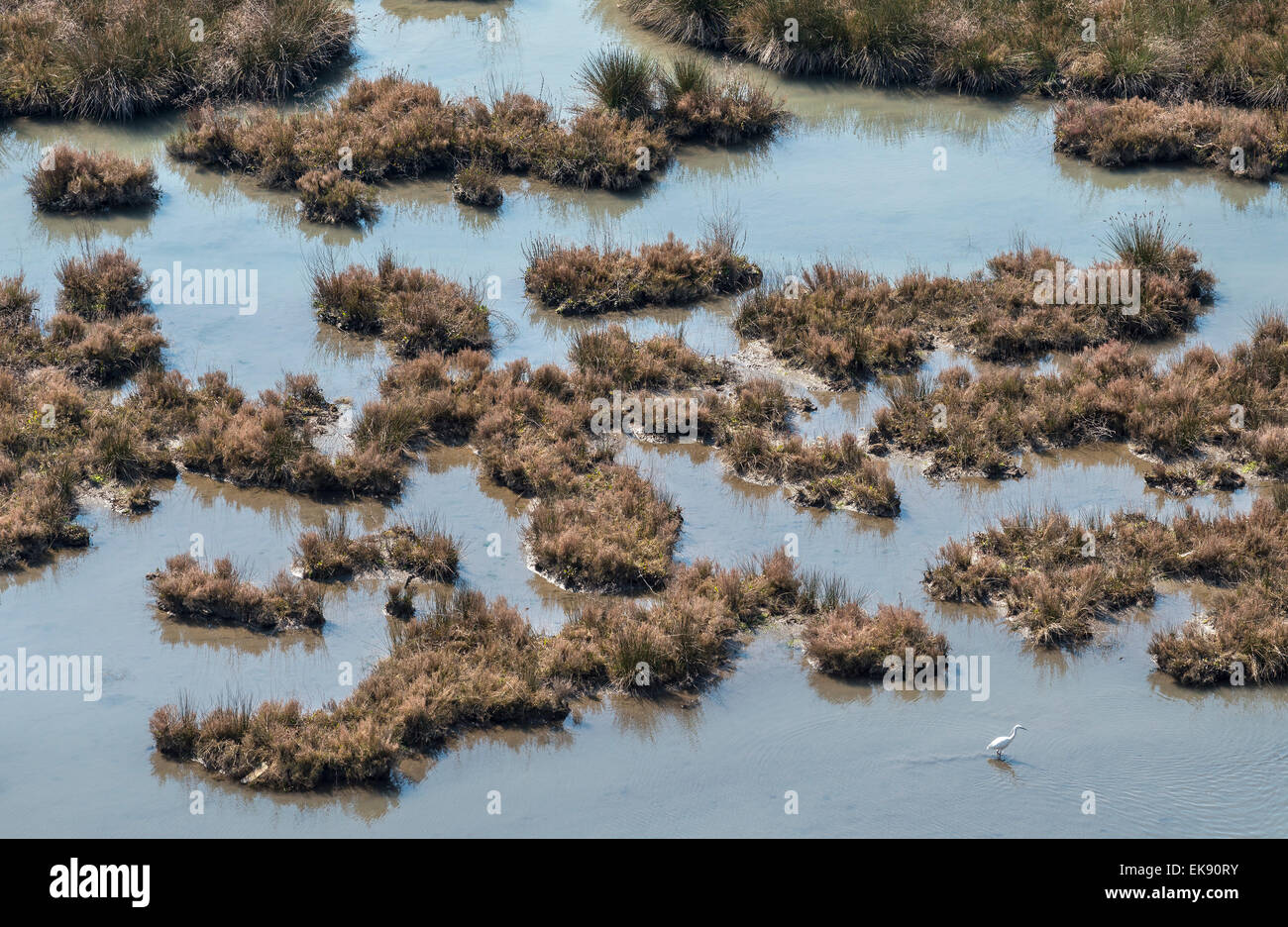 Das Vivari Kanal Butrint Nationalpark in Südalbanien. Stockfoto