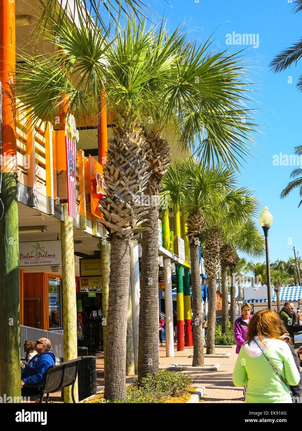 John's Pass Village, Madeira Beach, Florida Stockfoto