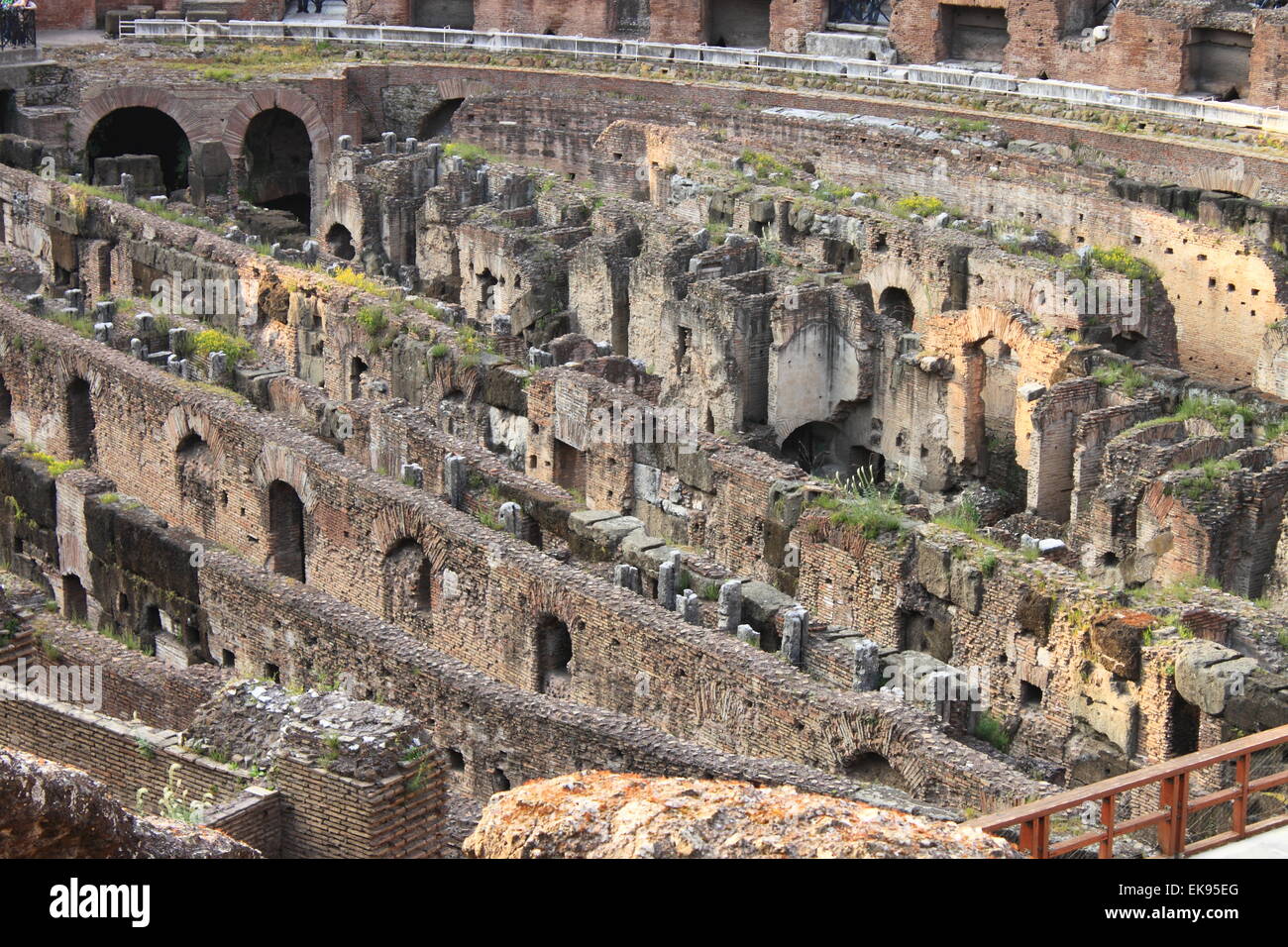 U-Bahnen der Arena Kolosseum in Rom, Italien Stockfoto